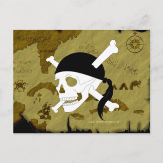 Cartão Postal Jolly Roger #1