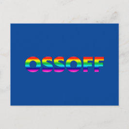 Cartão Postal Jon Ossoff Georgia Senado fugitivo orgulho lgbt az