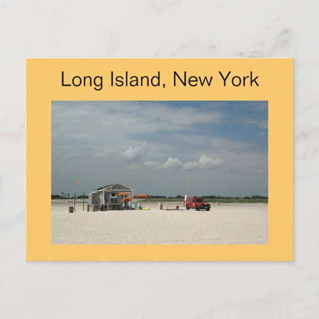 Cartão Postal Jones Beach Umbrella Stand (Frente)