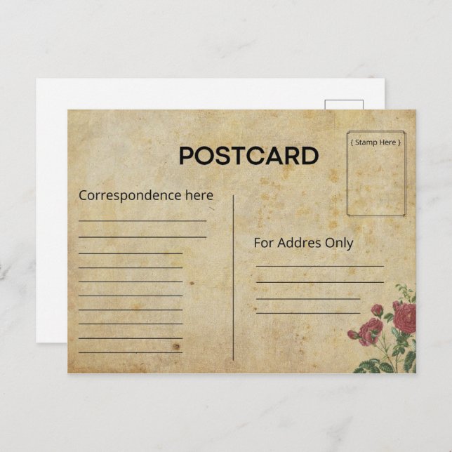 Cartão Postal Jornada com nossos cartões-postais onde cada image (Frente/Verso)