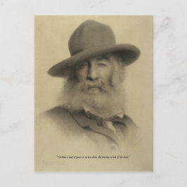 Cartão Postal Jornada das Estrelas Walt Whitman