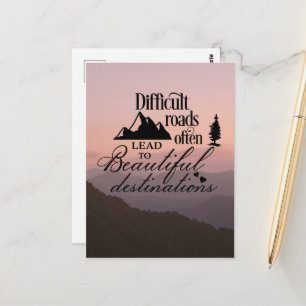 Cartão Postal Jornadas Desafiadoras, Destinos Lindos