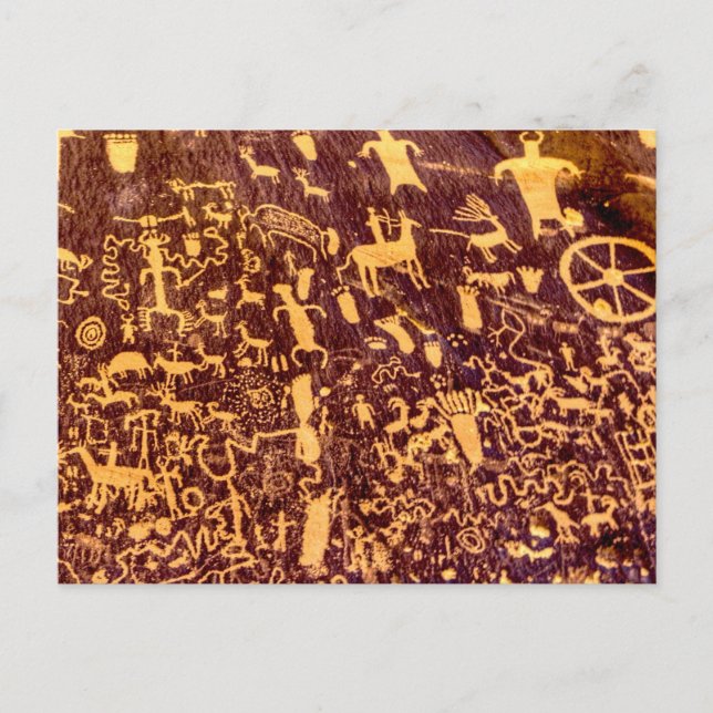 Cartão Postal Jornal Rock American Indian Utah (Frente)