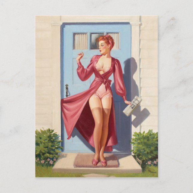 Cartão Postal Jornalista de Manhã Menina (Frente)