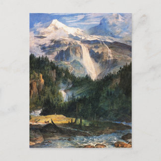 Cartão Postal Joseph Anton Koch, Schmadribach Wasserfall, 1822