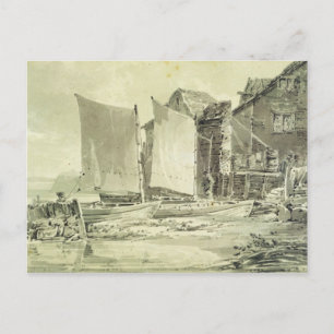 Cartão Postal Joseph Mallord William Turner Algodão do pescad