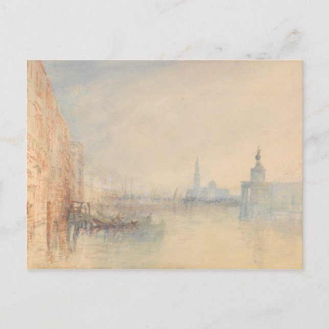 Cartão Postal Joseph Mallord William Turner - Veneza, A Boca (Frente)