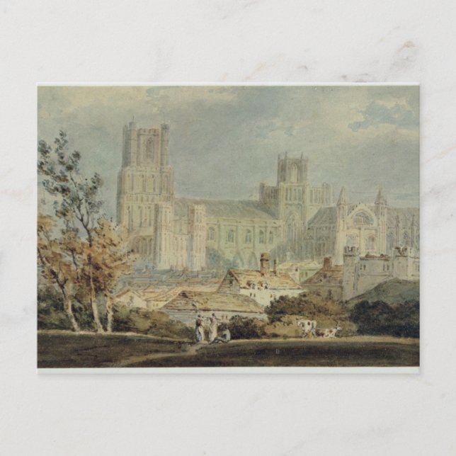 Cartão Postal Joseph Mallord William Turner | Vista da Catedral  (Frente)