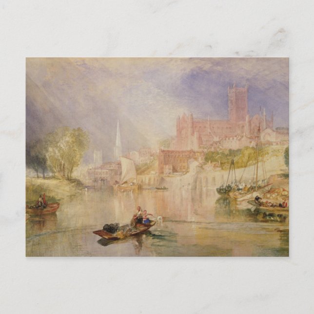 Cartão Postal Joseph Mallord William Turner | Worcester (Frente)