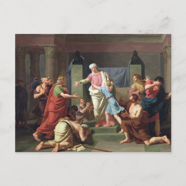 Cartão Postal Joseph Reconhecido por seus Irmãos, 1789 (Frente)