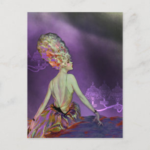 CARTÃO POSTAL JOSETTE, MODELO FRANCÊS 1920: PRIMAVERA IRIS LOVEL