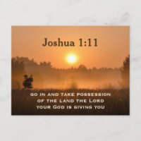 Joshua 1:11 Scripture Take Possession of the Land