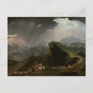 Cartão Postal Joshua e a Batalha de Gibeon