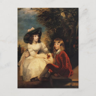 Cartão Postal Joshua Reynolds-Children de John Julius Angerstein