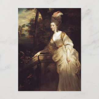 Cartão Postal Joshua Reynolds - Retrato da Georgiana