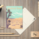 Cartão Postal Joshua Tree National Park Primaveras Vintage<br><div class="desc">Trabalho de arte de vetor de Árvore Joshua. O parque é nomeado para os joshua tortuosos e cerrados da região,  o parque estende o deserto do Colorado pontilhado de cacto e o deserto de Mojave.</div>