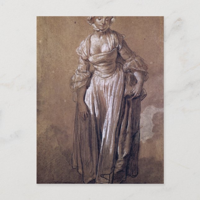 Cartão Postal Jovem de Pé (Frente)