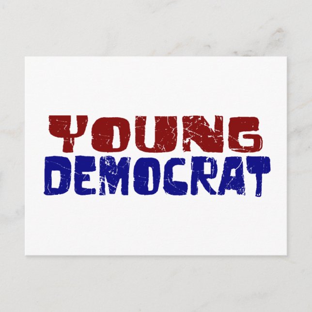 Cartão Postal Jovem Democrata (Frente)