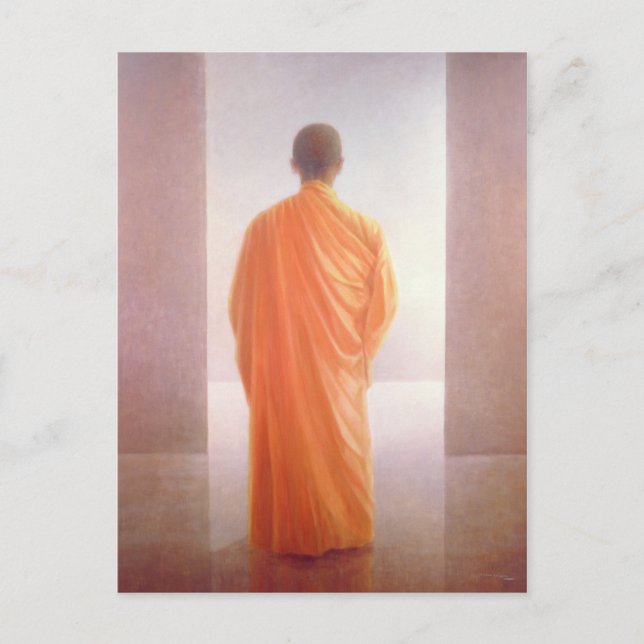 Cartão Postal Jovem Monk vê o Vietnã (Frente)