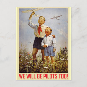 Cartão Postal Jovem Pilotos