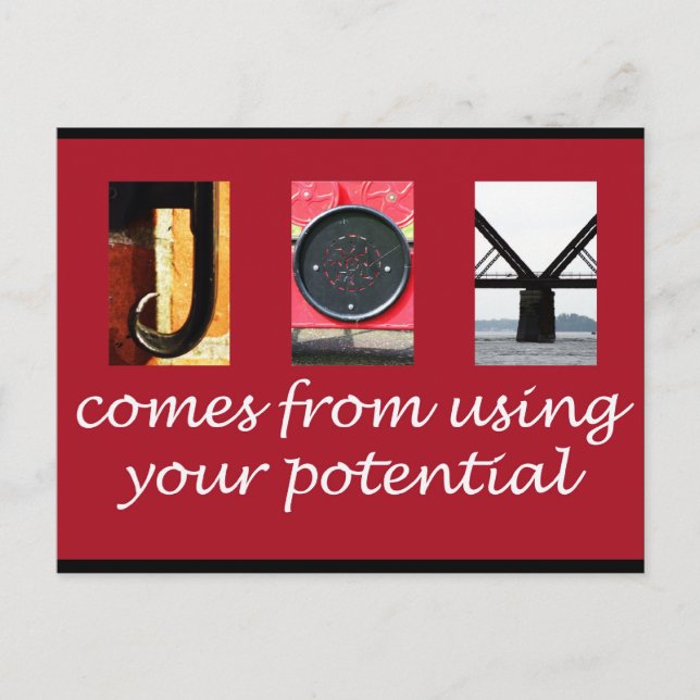 Cartão Postal Joy (Frente)