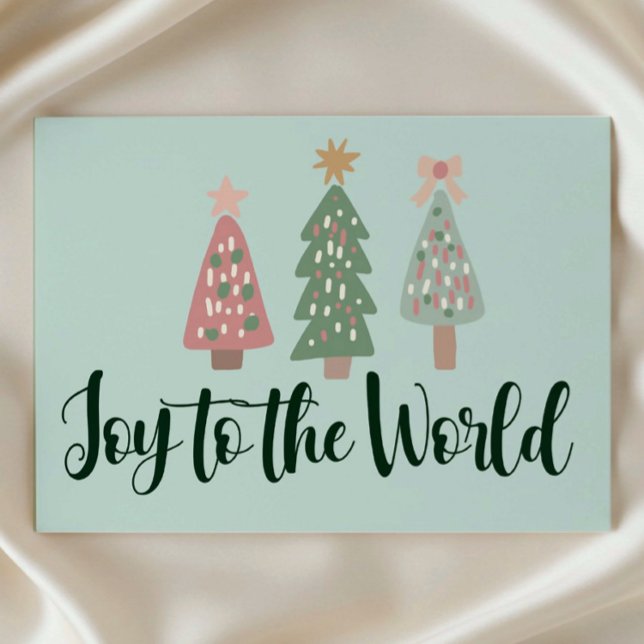 Cartão Postal Joy to the World Christmas  Post Card  (Criador carregado)