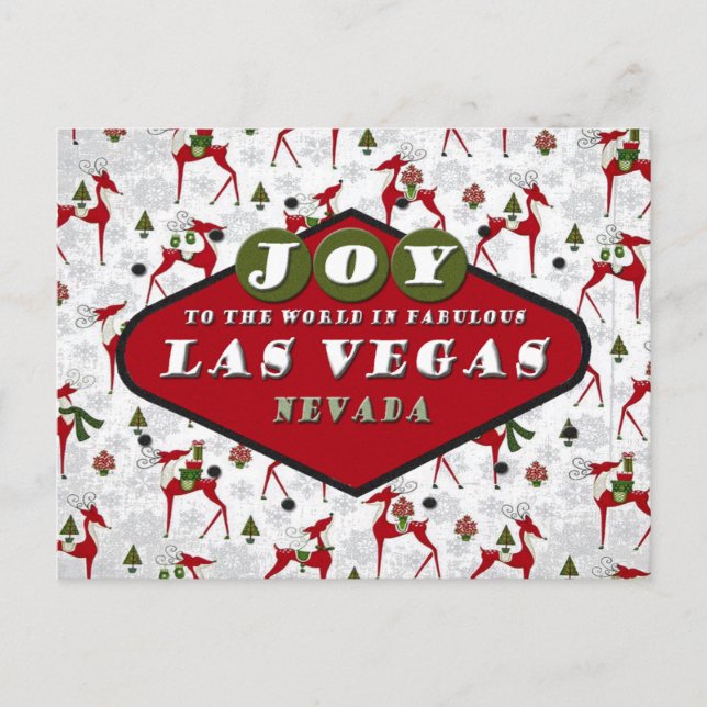 Cartão Postal Joy to the World Las Vegas Postcard (Frente)