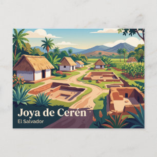 Cartão Postal Joya de Cerén El Salvador