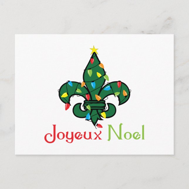 Cartão Postal Joyeux Noel (Frente)