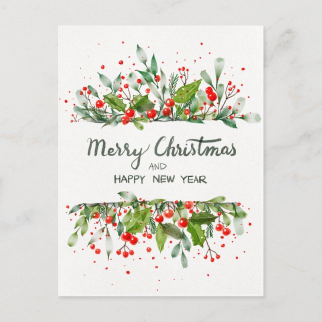 CARTÃO POSTAL JOYEUX NOËL ET BONNE ANNÉE (Frente)