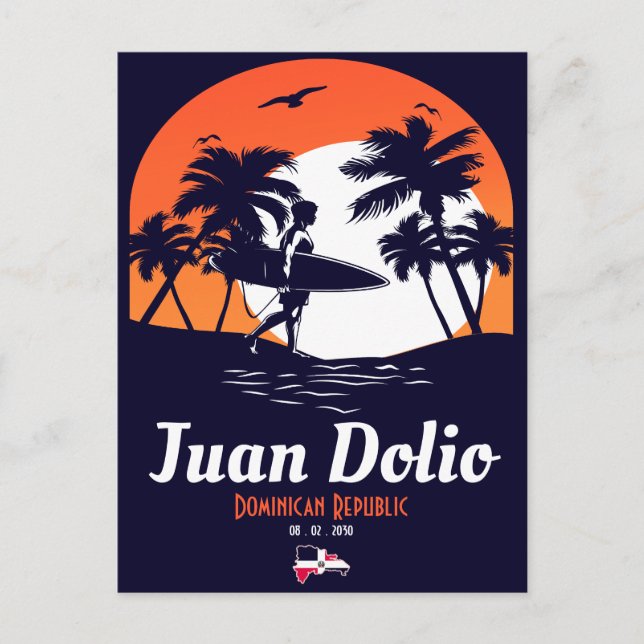 Cartão Postal Juan Dolio República Dominicana (Frente)