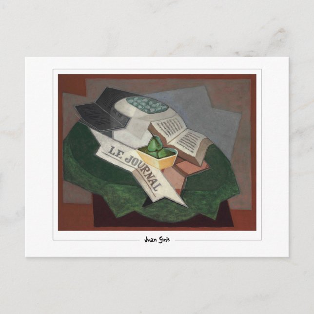 Cartão Postal Juan Gris #105 - Cartão-postal de arte (Frente)