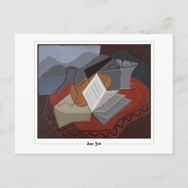 Cartão Postal Juan Gris #282 - Cartão-postal de arte (Frente)