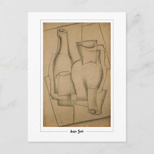 Cartão Postal Juan Gris #285 - Cartão-postal de arte (Frente)