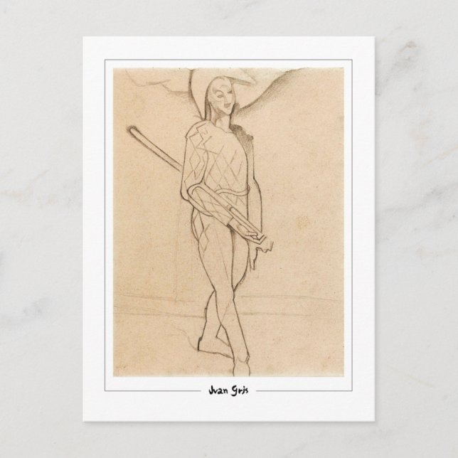 Cartão Postal Juan Gris #292 - Cartão-postal de arte (Frente)