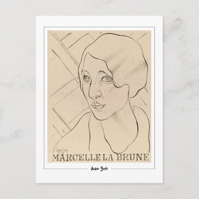 Cartão Postal Juan Gris #298 - Cartão-postal de arte (Frente)