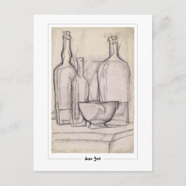 Cartão Postal Juan Gris #321 - Cartão-postal de arte (Frente)