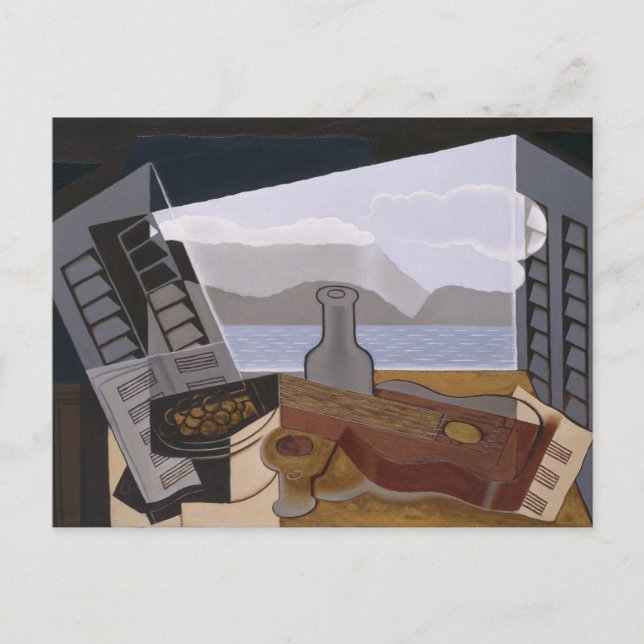 Cartão Postal Juan Gris A Janela Aberta De Belas Artes (Frente)
