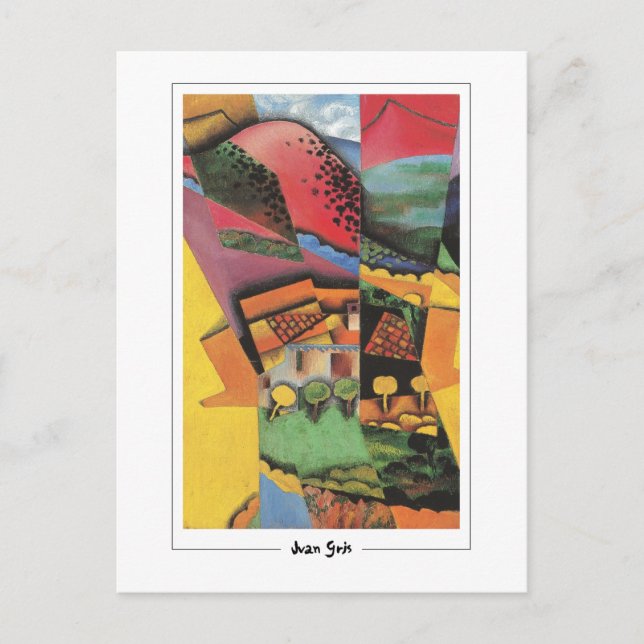 Cartão Postal Juan Gris nº 9 - Cartão-postal de arte (Frente)