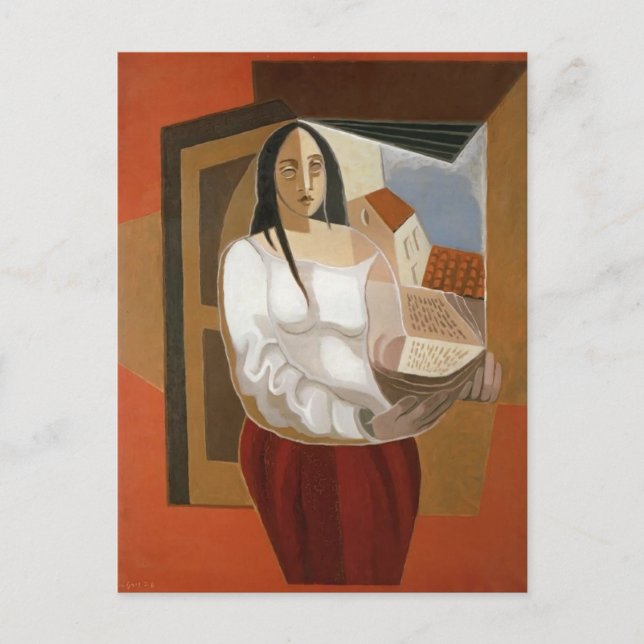 Cartão Postal Juan Gris - O Leitor (Frente)