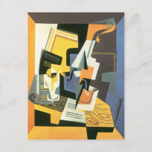 Cartão Postal Juan Gris - Violino e Vidro
