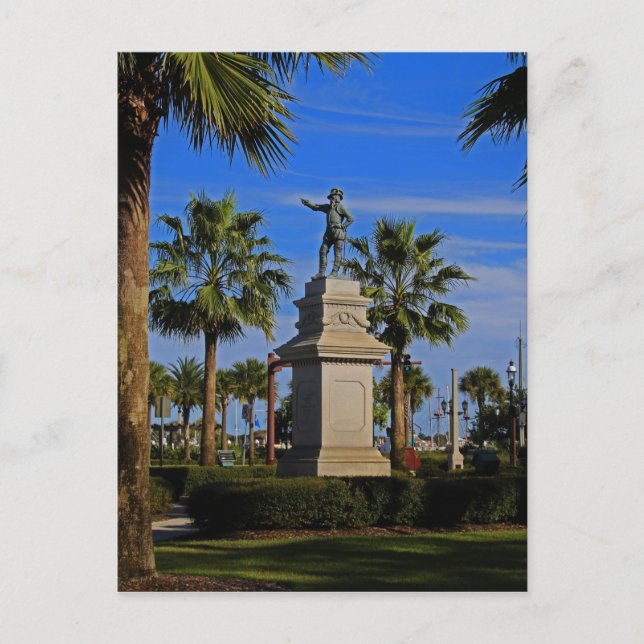 Cartão Postal Juan Ponce de Leon - horizontal (Frente)