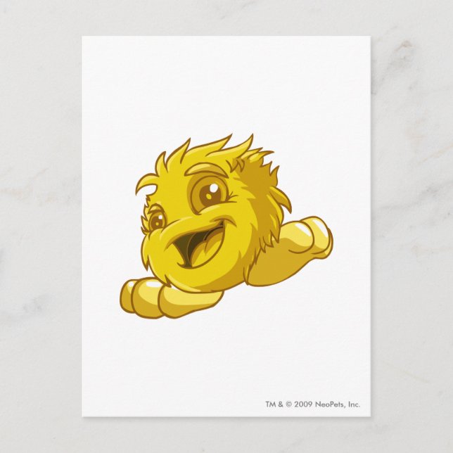 Cartão Postal JubJub Dourado (Frente)