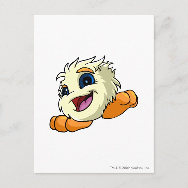 Cartão Postal JubJub White (Frente)