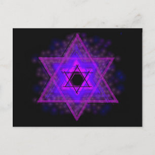 Cartão Postal Judaica... brilhando na escuridão