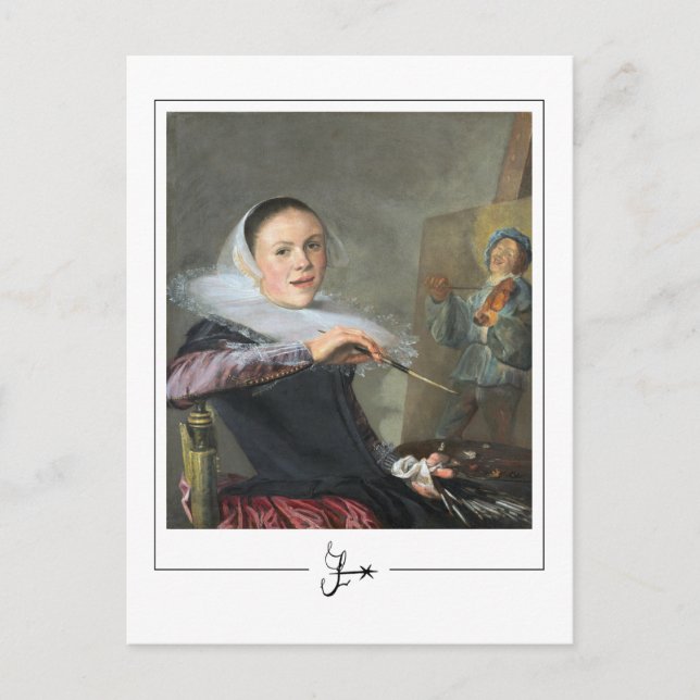 Cartão Postal Judith Leyster #4 - Cartão-postal de arte (Frente)