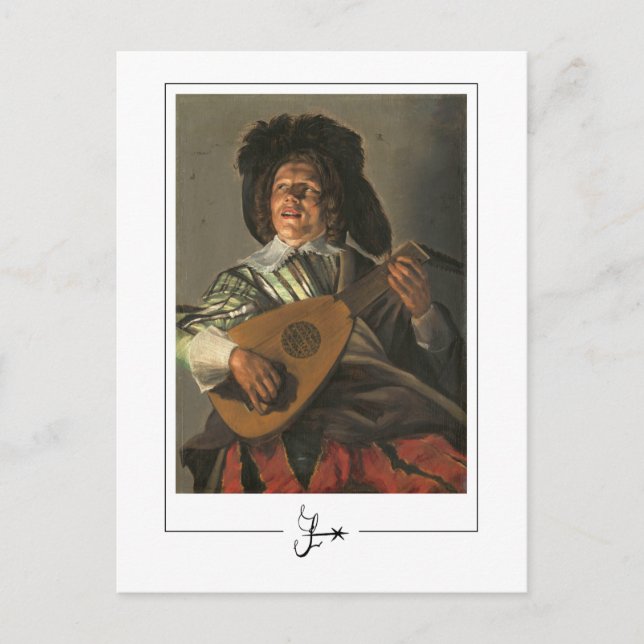 Cartão Postal Judith Leyster #61 - Cartão-postal de arte (Frente)