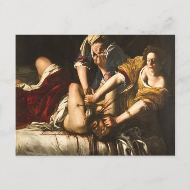 Cartão Postal Judith Slaying Holofernes - Artemisia Gentileschi (Frente)