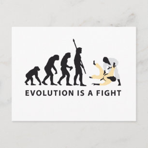 Cartão Postal Judo da evolução
