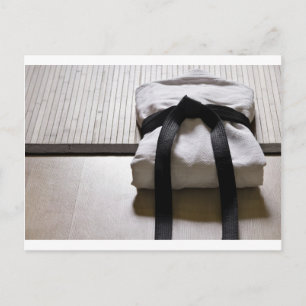 Cartão Postal Judo Gi no tatame